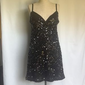 Twentyone sequins Medium adjustable straps dress.